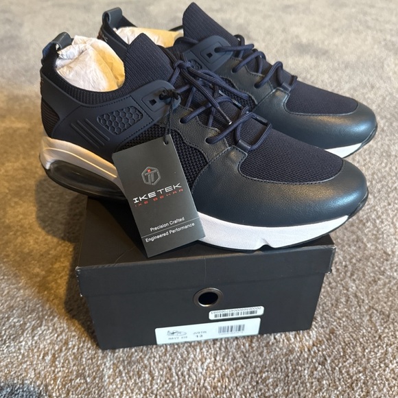 IKE BEHAR Justin Leather & Knit Sneakers Men's Size 13 NIB